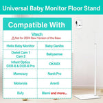JJ-9376-W-0 Supporto regolabile per baby monitor HelloBaby / VTech / Infant Optics con vassoio portaoggetti