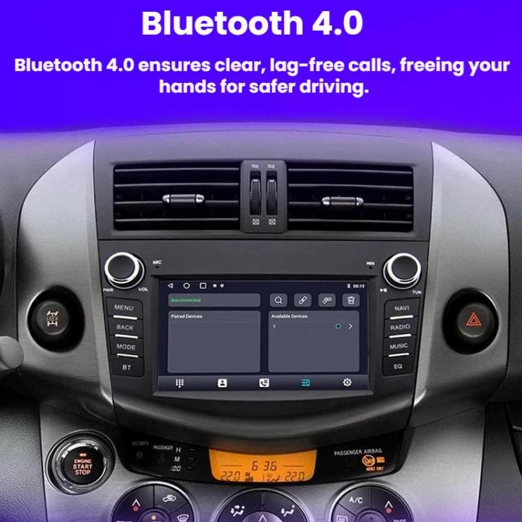 Navigatore GPS 7 pollici per Toyota RAV4 con Android 9.0