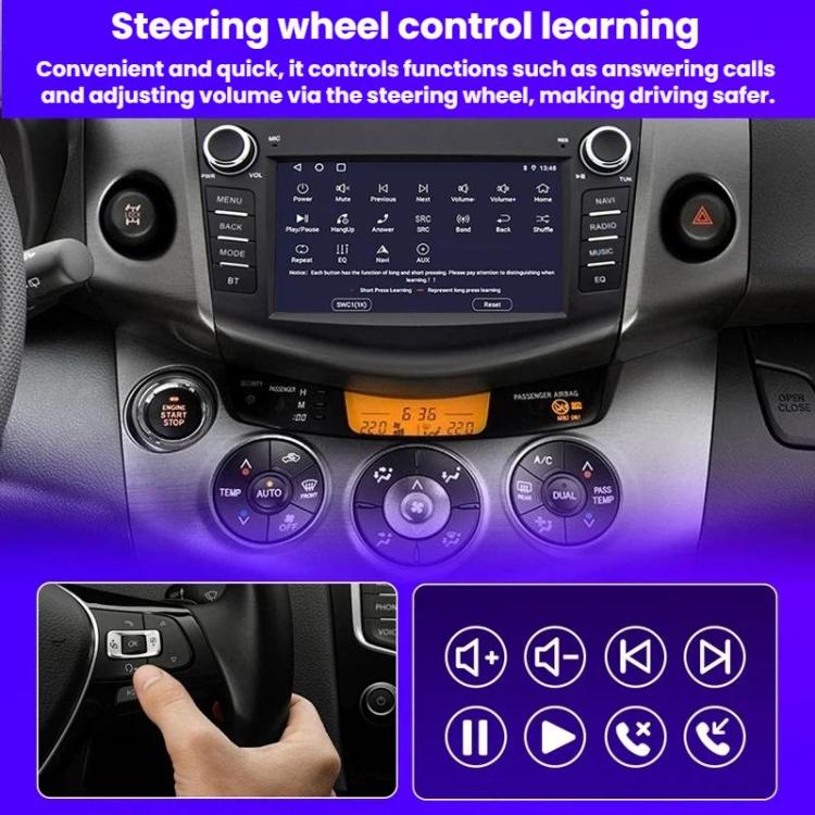 Navigatore GPS 7 pollici per Toyota RAV4 con Android 9.0