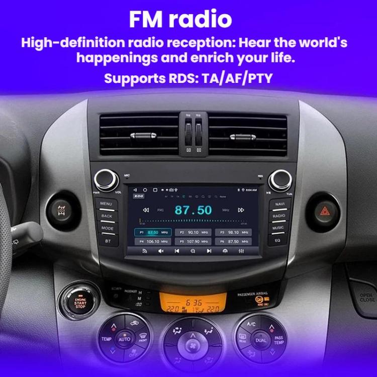 Navigatore GPS 7 pollici per Toyota RAV4 con Android 9.0