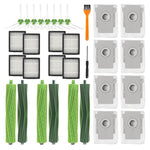 28 in 1 Accessori per aspirapolvere robot iRobot Roomba I7 / I7+ / E5 / E6: spazzola principale, spazzola laterale, filtro, 28 in 1