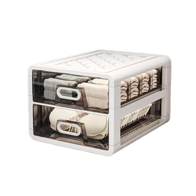 Scatola organizer per biancheria intima e calzini di grande capacità, a cassetto., No Grid Space, 10 Grid Spaces, 15 Grid Spaces, No Grid Space + 10 Grid Spaces, No Grid Space + 15 Grid Spaces, 10 Grid Spaces + 15 Grid Spaces                           ...