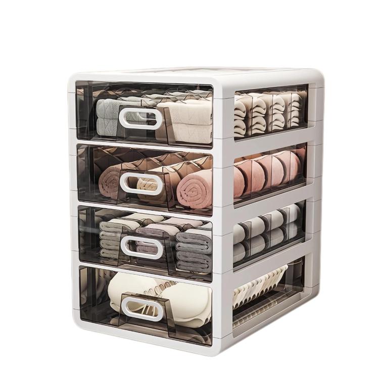 Scatola organizer per biancheria intima e calzini di grande capacità, a cassetto., No Grid Space, 10 Grid Spaces, 15 Grid Spaces, No Grid Space + 10 Grid Spaces, No Grid Space + 15 Grid Spaces, 10 Grid Spaces + 15 Grid Spaces                           ...