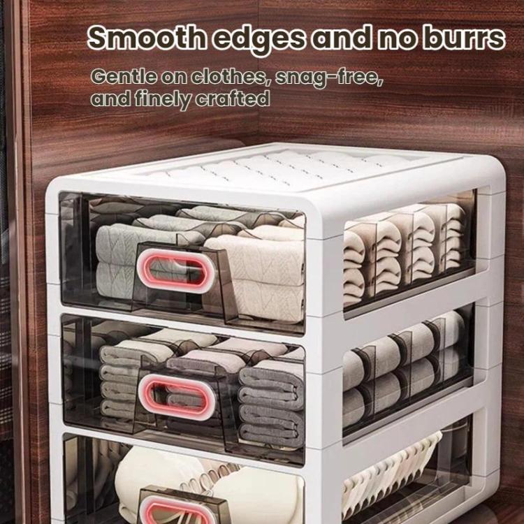 Scatola organizer per biancheria intima e calzini di grande capacità, a cassetto., No Grid Space, 10 Grid Spaces, 15 Grid Spaces, No Grid Space + 10 Grid Spaces, No Grid Space + 15 Grid Spaces, 10 Grid Spaces + 15 Grid Spaces                           ...