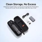 Borsa mini valigia portatile per DJI Osmo Pocket 4/3 TELESIN DisAdv con tracolla regolabile.