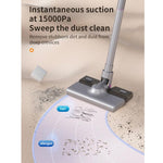 Aspirapolvere portatile cordless con lavapavimenti e serbatoio 40