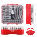 Set di 34 punte per cacciavite in 1, punte piatte/a croce/esagonali, strumenti di riparazione, 34 in 1