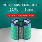 Filtro HEPA antimicrobico di ricambio potenziato per purificatore d'aria Dyson TP04 / TP05 / TP07, HP04 / HP05 / HP07, DP04 / DP05 / DP07, Antimicrobial HEPA Filter