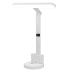 Lampada da scrivania Xiajule per la cura degli occhi, con display dell'ora, 3 temperature di colore dimmerabili e luce da comodino., 1200mAh, 1800mAh