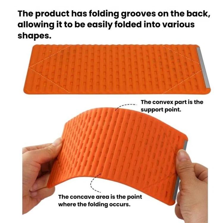 Supporto da tavolo flessibile, deformabile e pieghevole in silicone K8 per cellulari, tablet e laptop, portatile e antiscivolo.