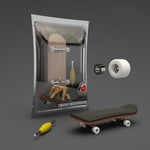 Skateboard da dito in legno d'acero a 5 strati con cuscinetti, antistress da scrivania, gioco sportivo per le dita