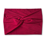 Fascia elastica incrociata extra larga per capelli da donna, ideale per yoga, corsa e sport.