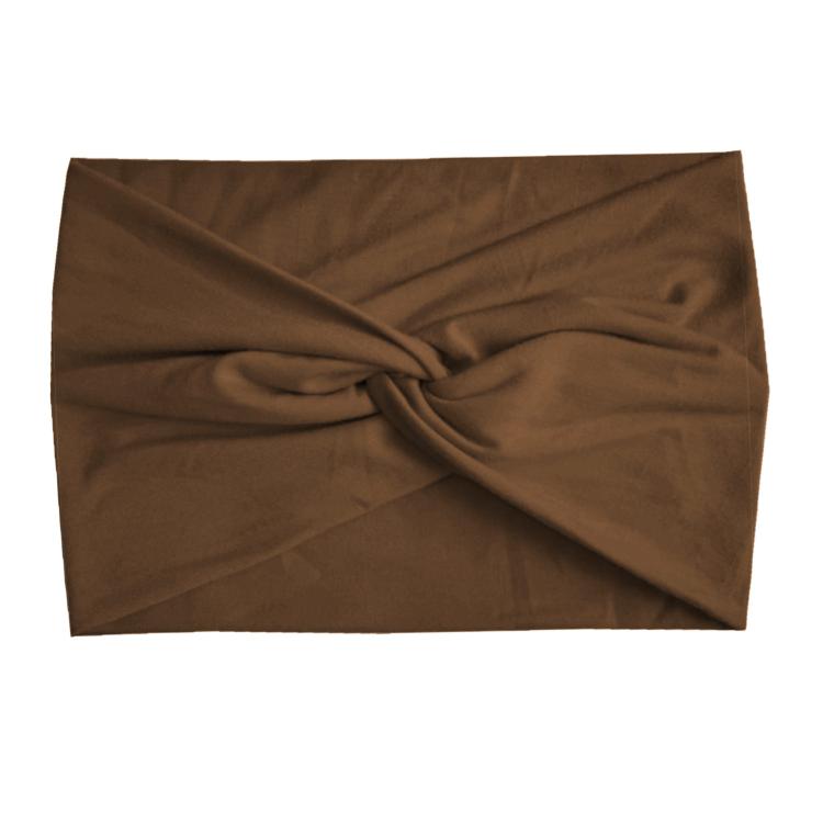 Fascia elastica incrociata extra larga per capelli da donna, ideale per yoga, corsa e sport.