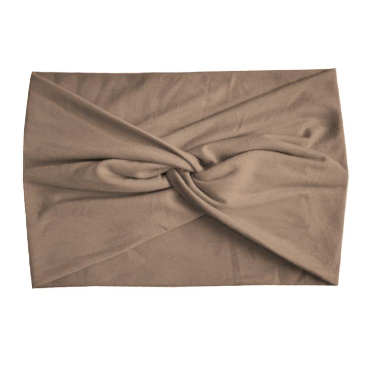 Fascia elastica incrociata extra larga per capelli da donna, ideale per yoga, corsa e sport.