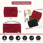 Fascia elastica incrociata extra larga per capelli da donna, ideale per yoga, corsa e sport.