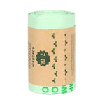 Sacchi per la spazzatura biodegradabili in PLA per cucina, sacchi per rifiuti domestici compostabili con apertura piatta, 50pcs / set 36 x 35cm, 50pcs / set 40 x 38cm, 50pcs / set 43 x 46cm, 25pcs / set 55 x 72cm