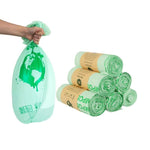 Sacchi per la spazzatura biodegradabili in PLA per cucina, sacchi per rifiuti domestici compostabili con apertura piatta, 50pcs / set 36 x 35cm, 50pcs / set 40 x 38cm, 50pcs / set 43 x 46cm, 25pcs / set 55 x 72cm