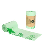 Sacchi per la spazzatura biodegradabili in PLA per cucina, sacchi per rifiuti domestici compostabili con apertura piatta, 50pcs / set 36 x 35cm, 50pcs / set 40 x 38cm, 50pcs / set 43 x 46cm, 25pcs / set 55 x 72cm