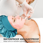 Cuffia da doccia regolabile da donna con tesa larga, ideale per dormire durante la chemioterapia e per la cura dei capelli.
