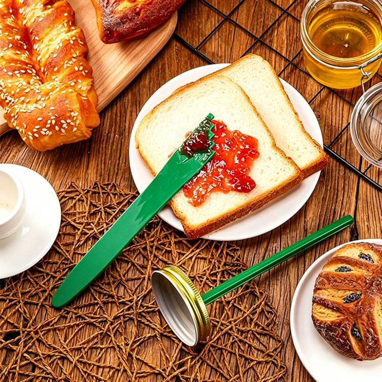Set LsCook da 2 pezzi: sollevacoperchio resistente al calore + set di cucchiai dosatori per marmellata in barattolo.