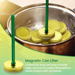 Set LsCook da 2 pezzi: sollevacoperchio resistente al calore + set di cucchiai dosatori per marmellata in barattolo.