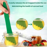 Set LsCook da 2 pezzi: sollevacoperchio resistente al calore + set di cucchiai dosatori per marmellata in barattolo.