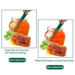 Set LsCook da 2 pezzi: sollevacoperchio resistente al calore + set di cucchiai dosatori per marmellata in barattolo.