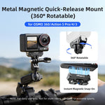 Supporto magnetico a sgancio rapido girevole a 360 gradi aMagisn per DJI Osmo 360/Action 5 Pro/4/3, For DJI Osmo 360/Action 5 Pro/4/3