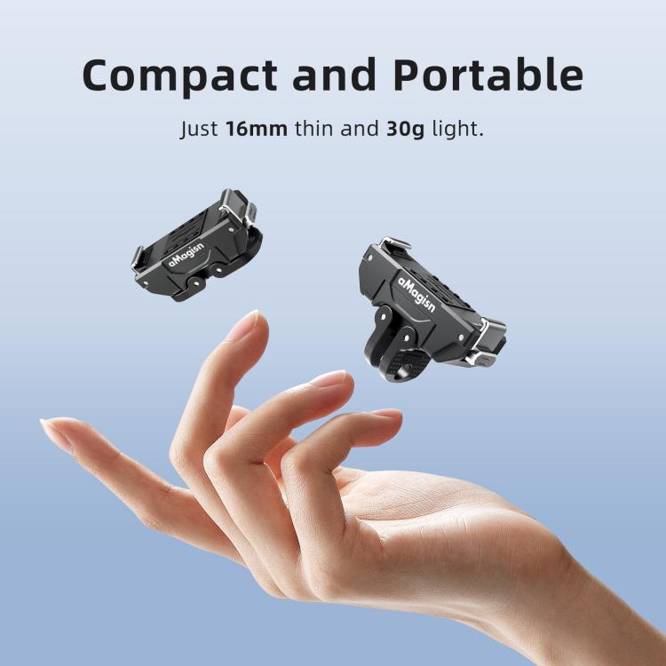 Supporto magnetico a sgancio rapido girevole a 360 gradi aMagisn per DJI Osmo 360/Action 5 Pro/4/3, For DJI Osmo 360/Action 5 Pro/4/3