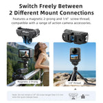 Supporto magnetico a sgancio rapido girevole a 360 gradi aMagisn per DJI Osmo 360/Action 5 Pro/4/3, For DJI Osmo 360/Action 5 Pro/4/3