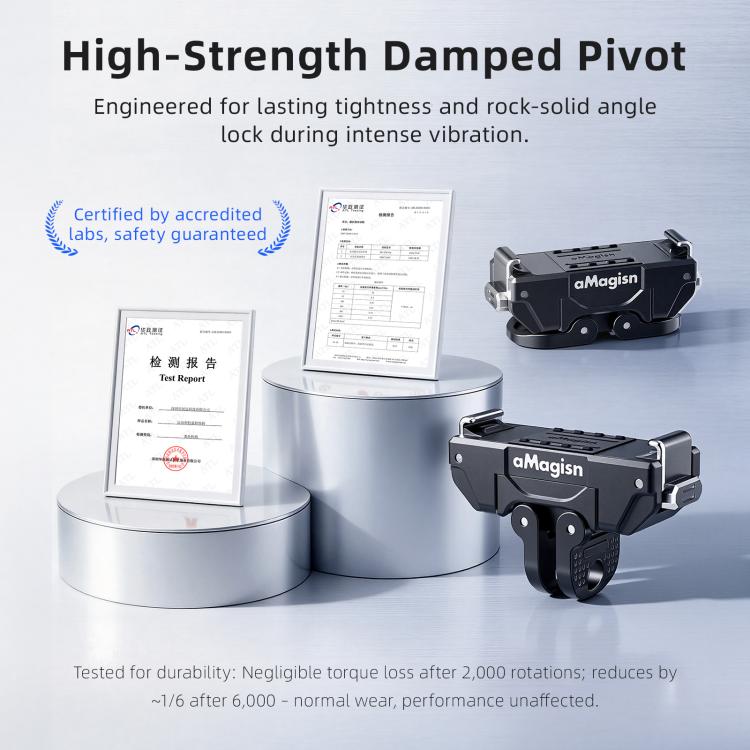 Supporto magnetico a sgancio rapido ruotabile a 360 gradi aMaginsn per DJI Osmo Action 6/Nano, For DJI Osmo Action 6/Nano