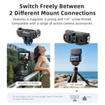 Supporto magnetico a sgancio rapido ruotabile a 360 gradi aMaginsn per DJI Osmo Action 6/Nano, For DJI Osmo Action 6/Nano