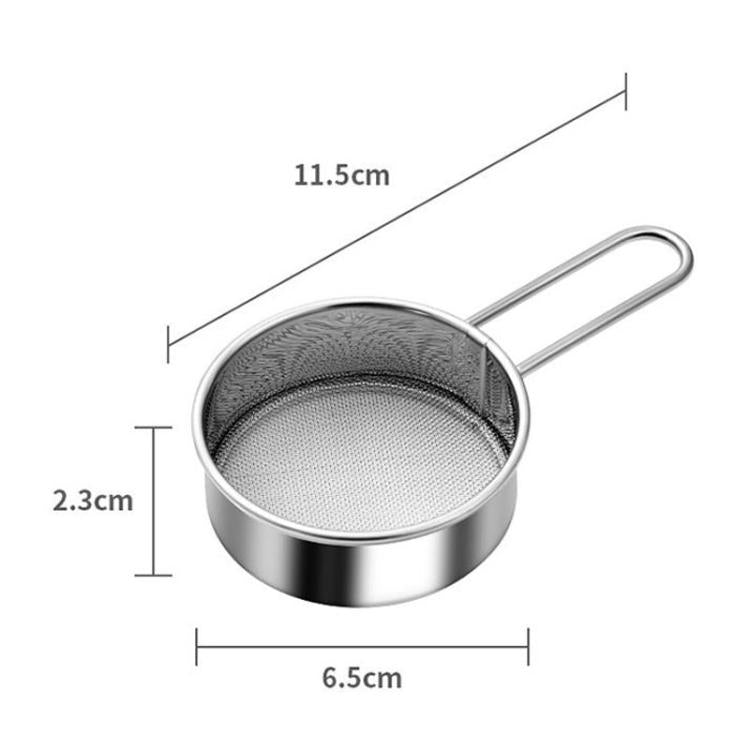 Setaccio per farina portatile mini LsCook in acciaio inox 304 con maglia da 40