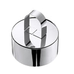 Stampo in acciaio inox per mousse, budino e torta con piastra di pressatura, LsCook Round