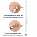 Set di 4 pinzette in acciaio inossidabile per la rimozione dei punti neri, ideali per il trattamento estetico dell'acne., Silver, Rose Gold
