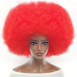 Parrucca afro gigante oversize da 22 pollici, parrucca da clown per adulti, uomini e donne, parrucca extra large per costume da discoteca anni '70.