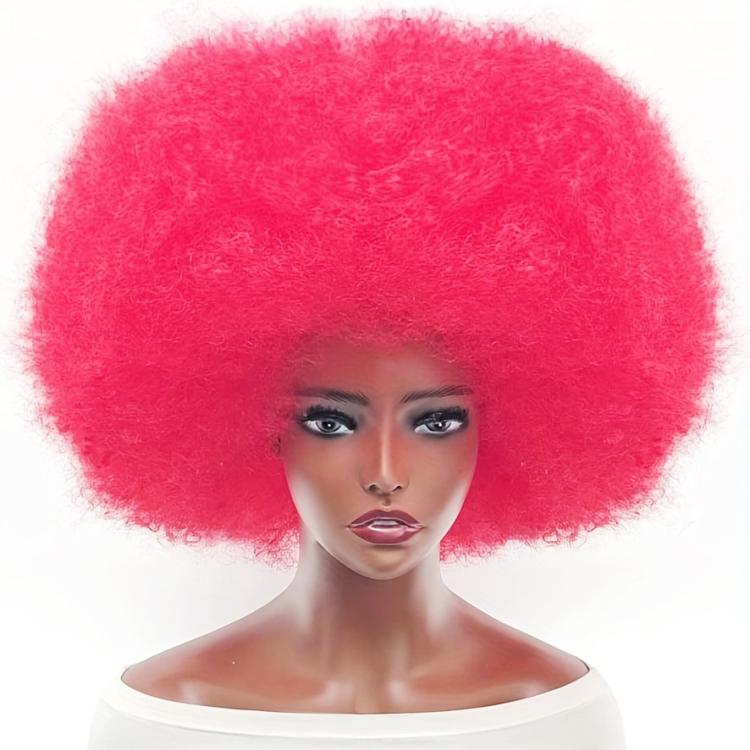 Parrucca afro gigante oversize da 22 pollici, parrucca da clown per adulti, uomini e donne, parrucca extra large per costume da discoteca anni '70.