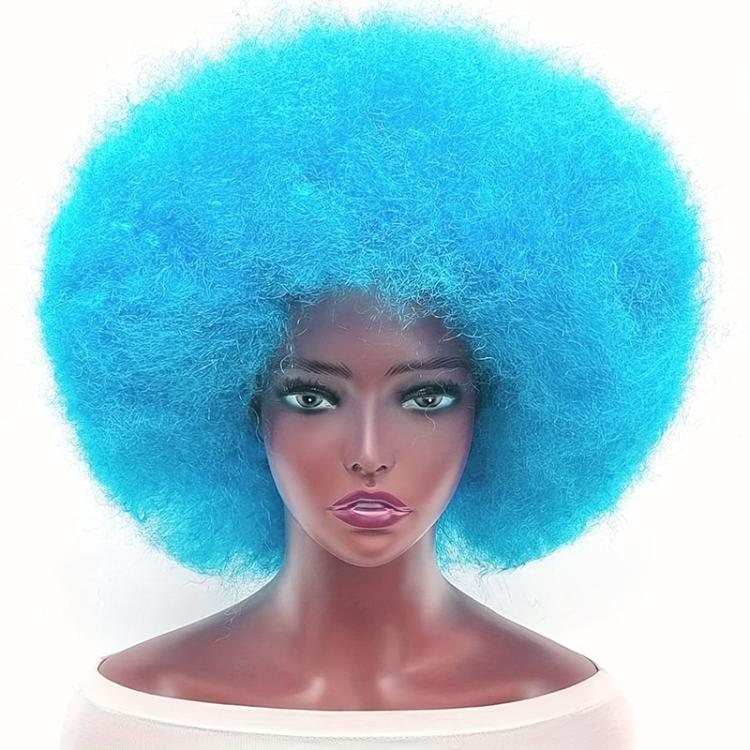 Parrucca afro gigante oversize da 22 pollici, parrucca da clown per adulti, uomini e donne, parrucca extra large per costume da discoteca anni '70.