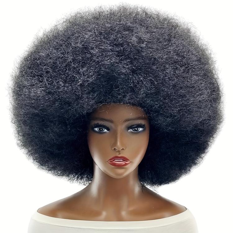 Parrucca afro gigante oversize da 22 pollici, parrucca da clown per adulti, uomini e donne, parrucca extra large per costume da discoteca anni '70.
