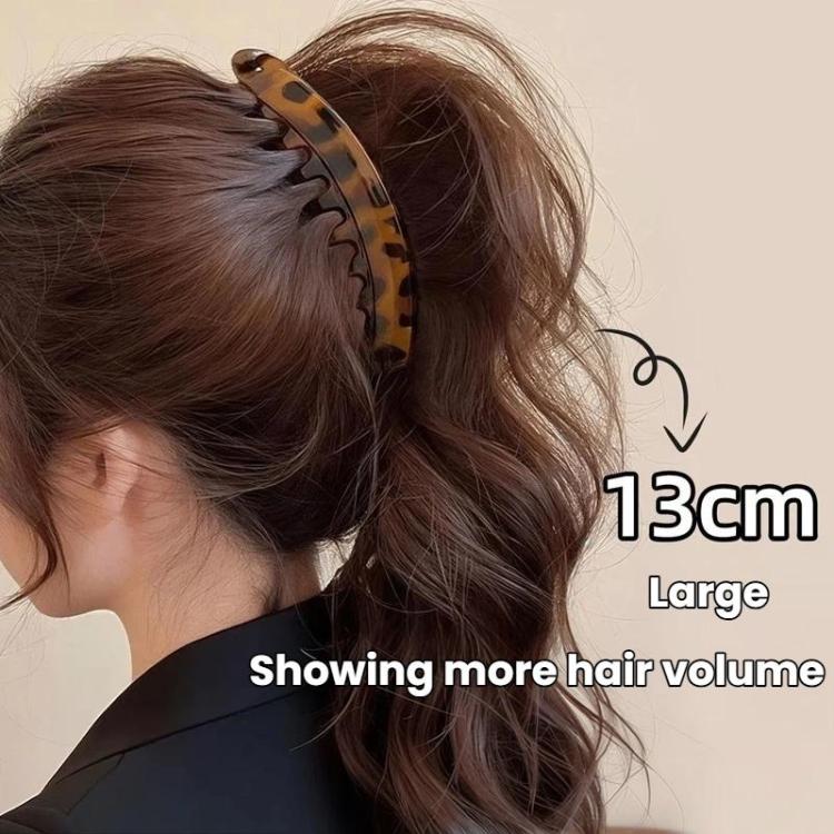 Set di 3 fermagli per capelli vintage da donna a forma di banana, ideali per code di cavallo alte e voluminose.