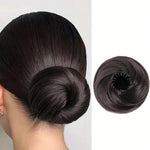 Chignon a nido d'uccello con clip a pinza, estensione per chignon disordinato da donna, chignon sintetico regolabile con grande clip a pinza