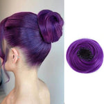 Chignon a nido d'uccello con clip a pinza, estensione per chignon disordinato da donna, chignon sintetico regolabile con grande clip a pinza