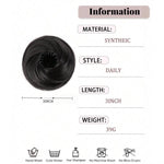 Chignon a nido d'uccello con clip a pinza, estensione per chignon disordinato da donna, chignon sintetico regolabile con grande clip a pinza