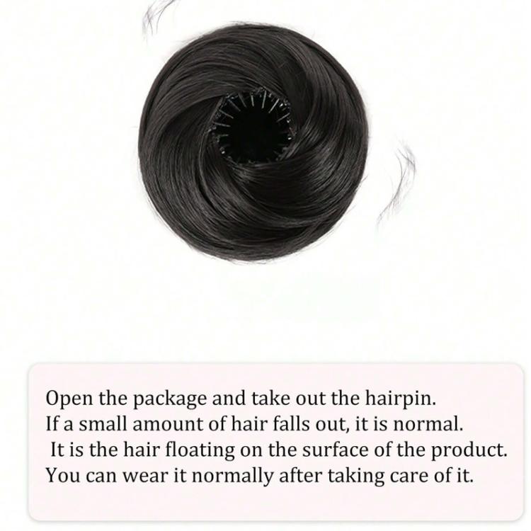 Chignon a nido d'uccello con clip a pinza, estensione per chignon disordinato da donna, chignon sintetico regolabile con grande clip a pinza