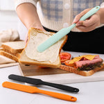 Spatola multifunzionale in silicone LsCook, adatta per alimenti, ideale per la cottura al forno., Standard 32g Pink+Purple+Yellow+Green, Standard 45g Black+Orange+Green