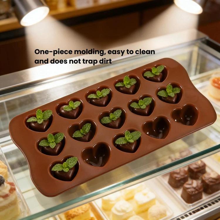 Stampo per cioccolato a forma di cuore in silicone alimentare LsCook