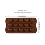 Stampo per cioccolato a forma di cuore in silicone alimentare LsCook