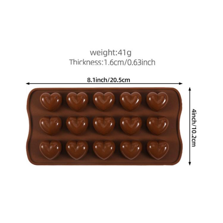 Stampo per cioccolato a forma di cuore in silicone alimentare LsCook