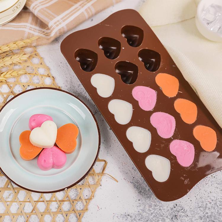 Stampo per cioccolato a forma di cuore in silicone alimentare LsCook