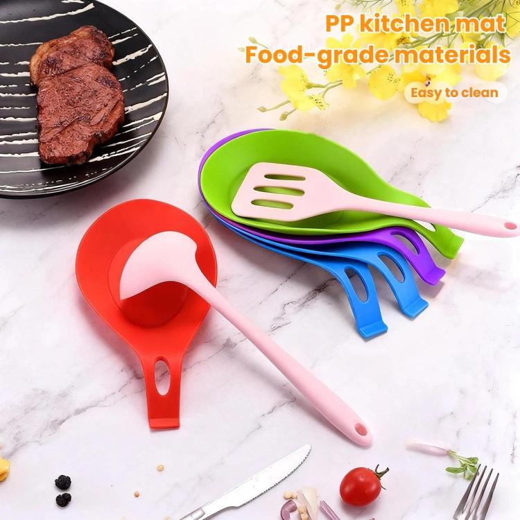 Tappetino da cucina LsCook in PP per alimenti, resistente all'olio e al calore, ideale come tappetino per spatola.